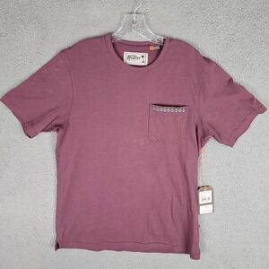 Howler Brothers T-Shirt Mens Medium Spectrum Pocket T Plum Wine
